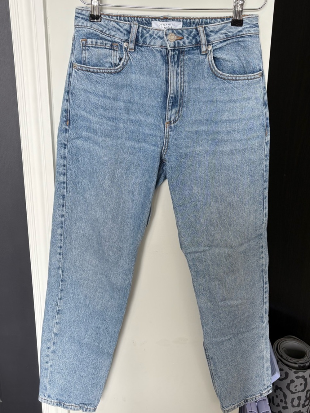 Dynamite Light Blue Straight Leg Jeans